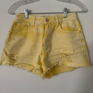 Retrofete Yellow Suzi Shorts